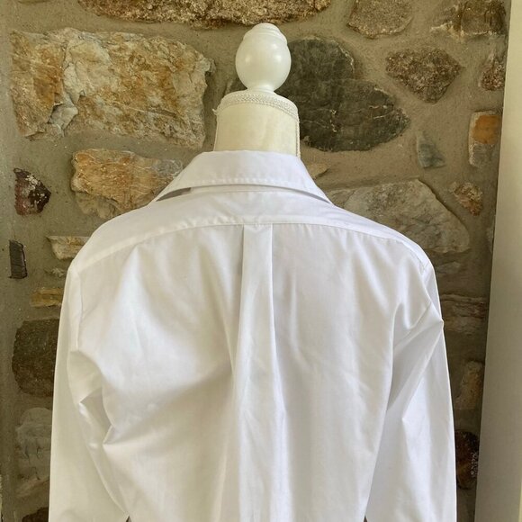 NWT Cortland Park White & Pink Classic Button Down Grosgrain Ribbon Shirt $149 - Picture 8 of 12